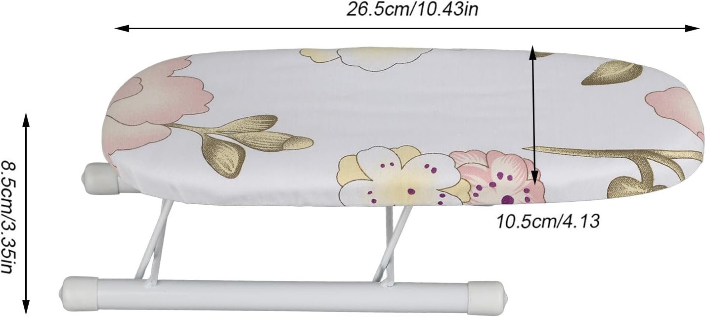 Portable Mini Ironing Board Foldable for Travel and Home Use