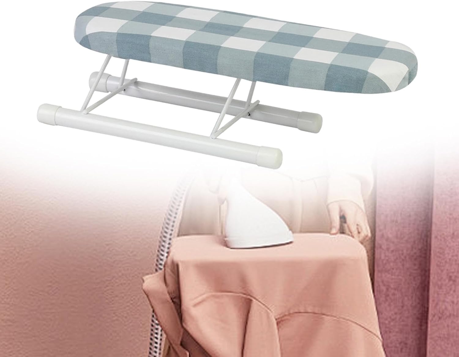 Portable Small Ironing Board with Foldable Legs