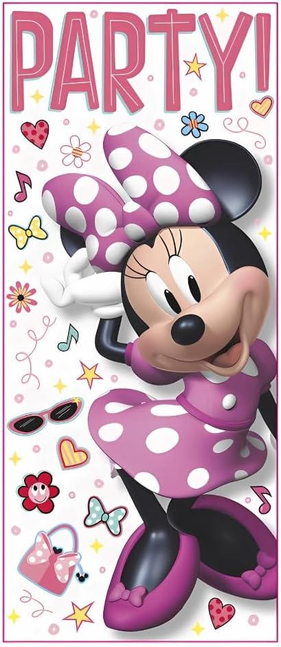 AMSCAN Disney Minnie Mouse Door Party Poster 27x60 Inches