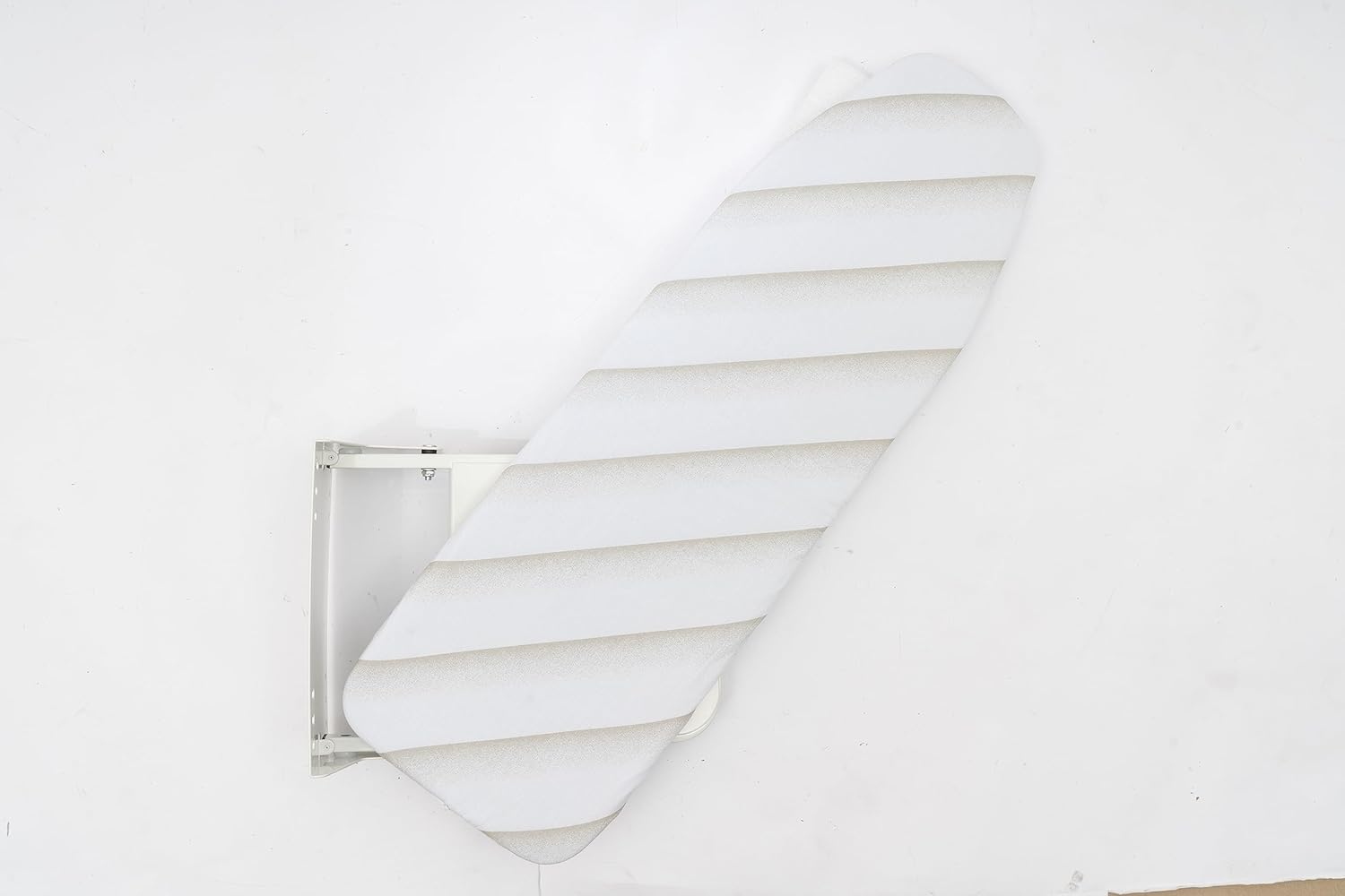 Wall-Mounted Ironing Board with Fold Lock System