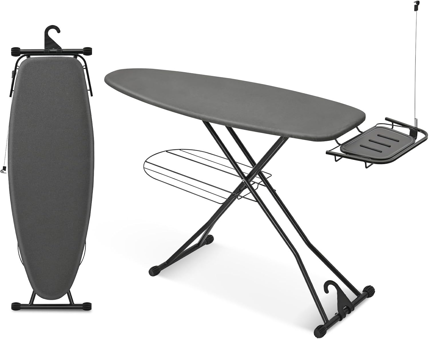 APEXCHASER Full Size Ironing Board 18 x 51in Black