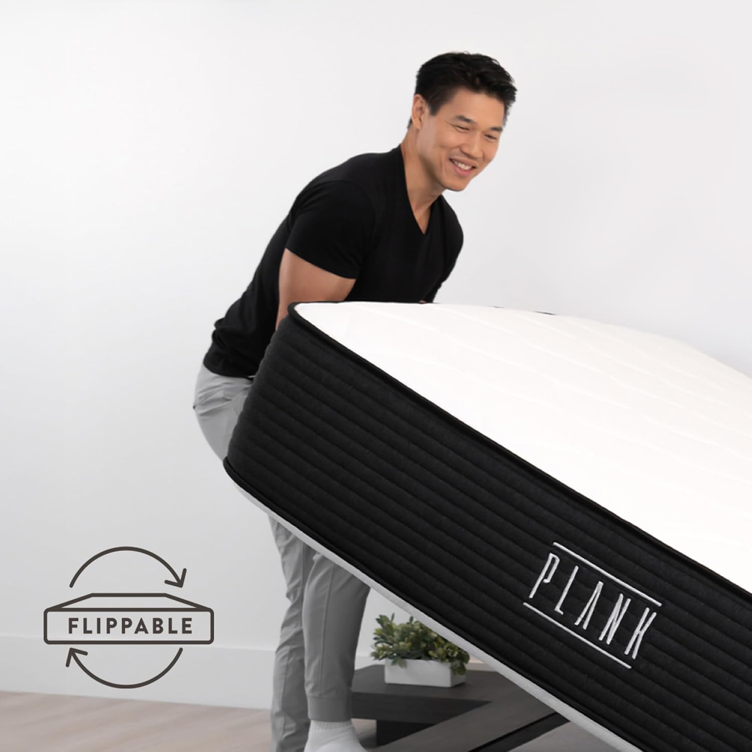 Brooklyn Bedding Plank Twin Mattress with TitanFlex Support