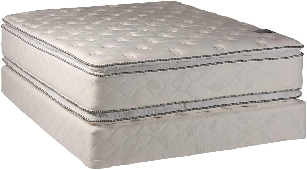 DS Solutions USA Natural Sleep Twin Mattress Set with Protector