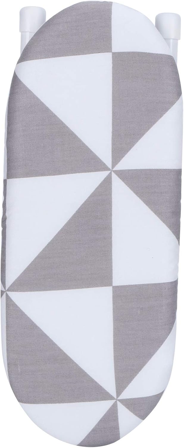 Portable Mini Ironing Board with Checkered Cover