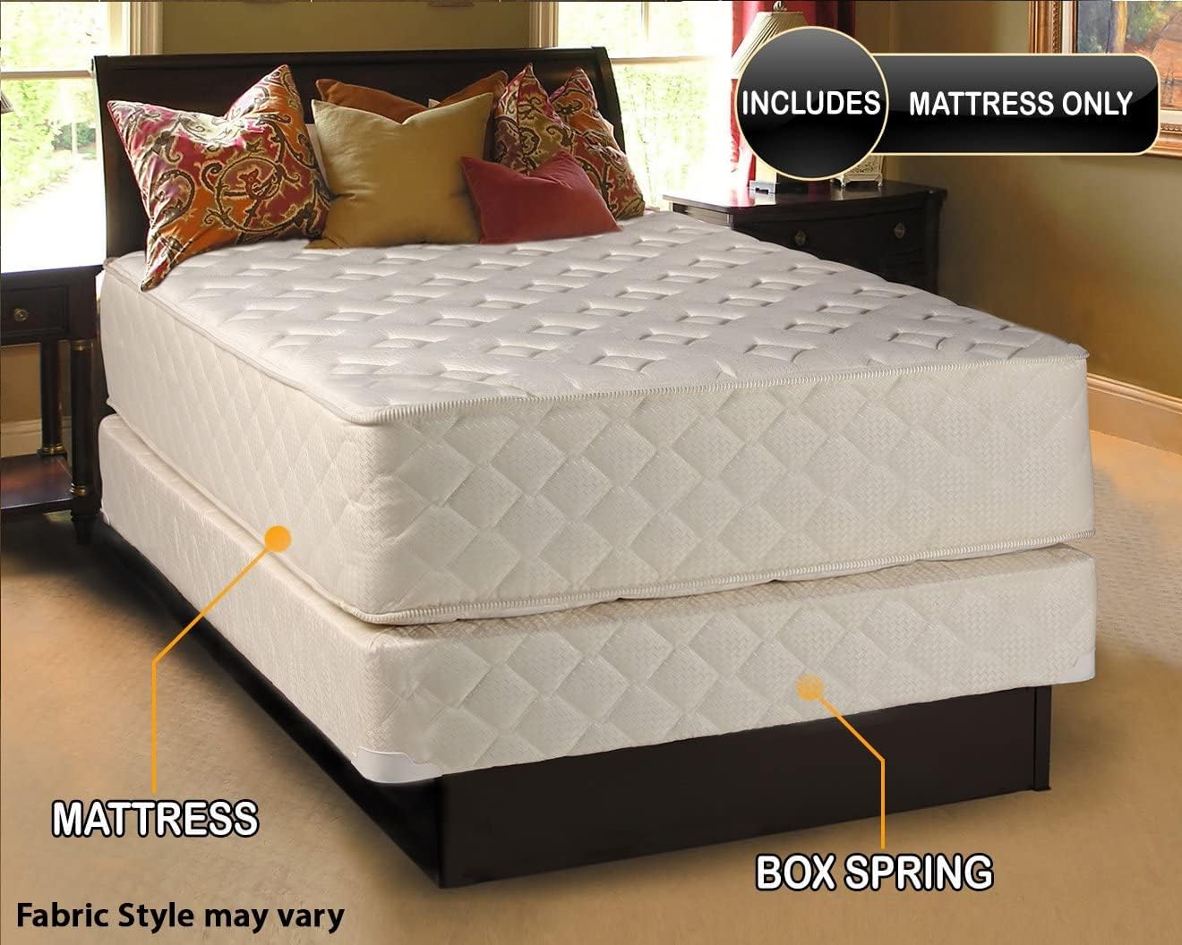 Dream Solutions USA Luxury Firm Twin Mattress with Cover Protector Included