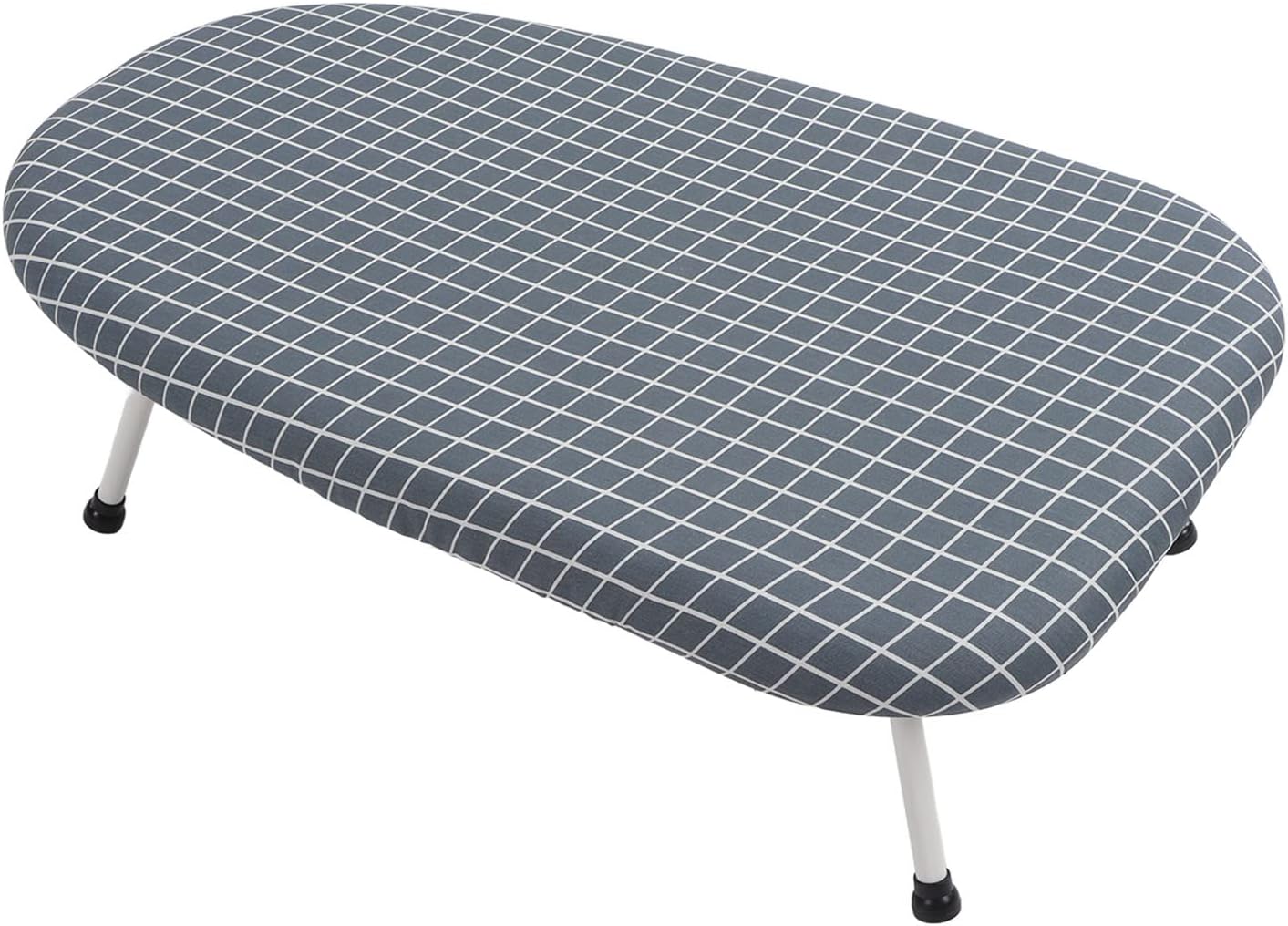 AUNMAS Foldable Mini Ironing Board Classic Blue Plaid