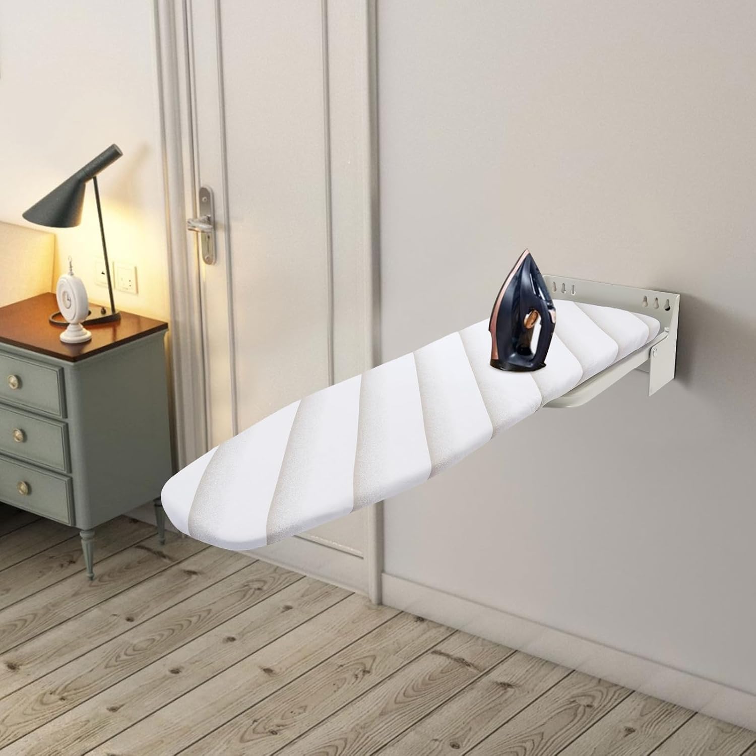 374 x 755 Inch Wall Mounted Ironing Board with Foldable Design