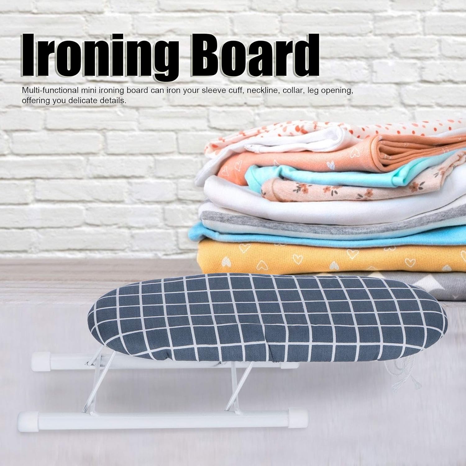 Mini Ironing Board with Foldable Cover for Home and Travel Use