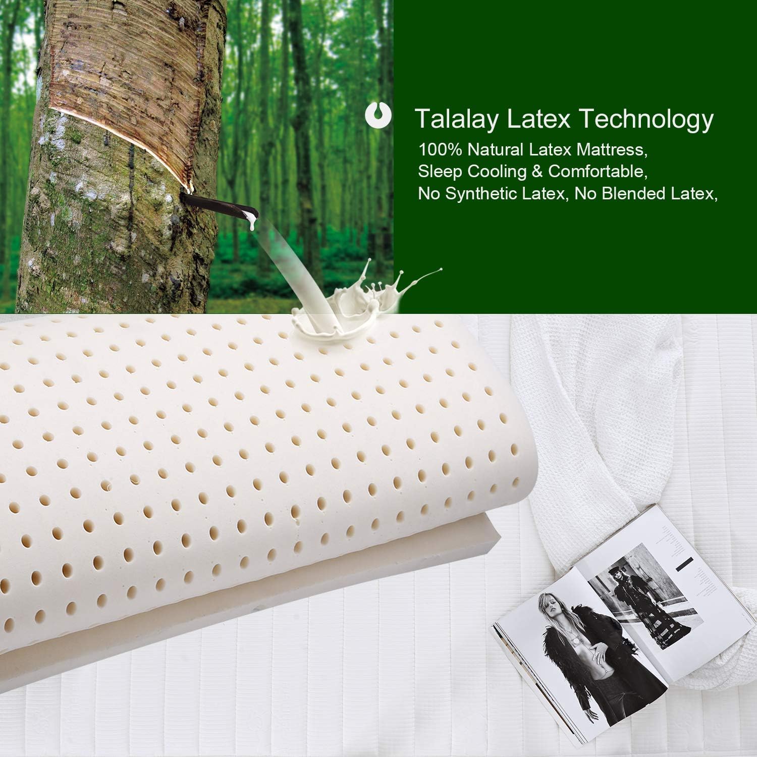 SR Red Sunrising King Mattress 10 Inch Hybrid Gel Memory Foam