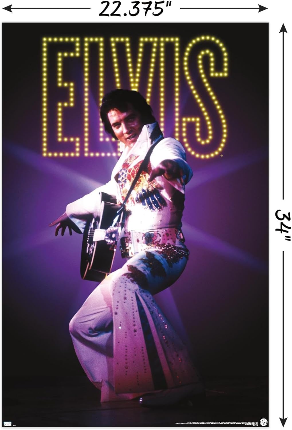 Trends International Elvis Presley Suit Wall Poster 34x224