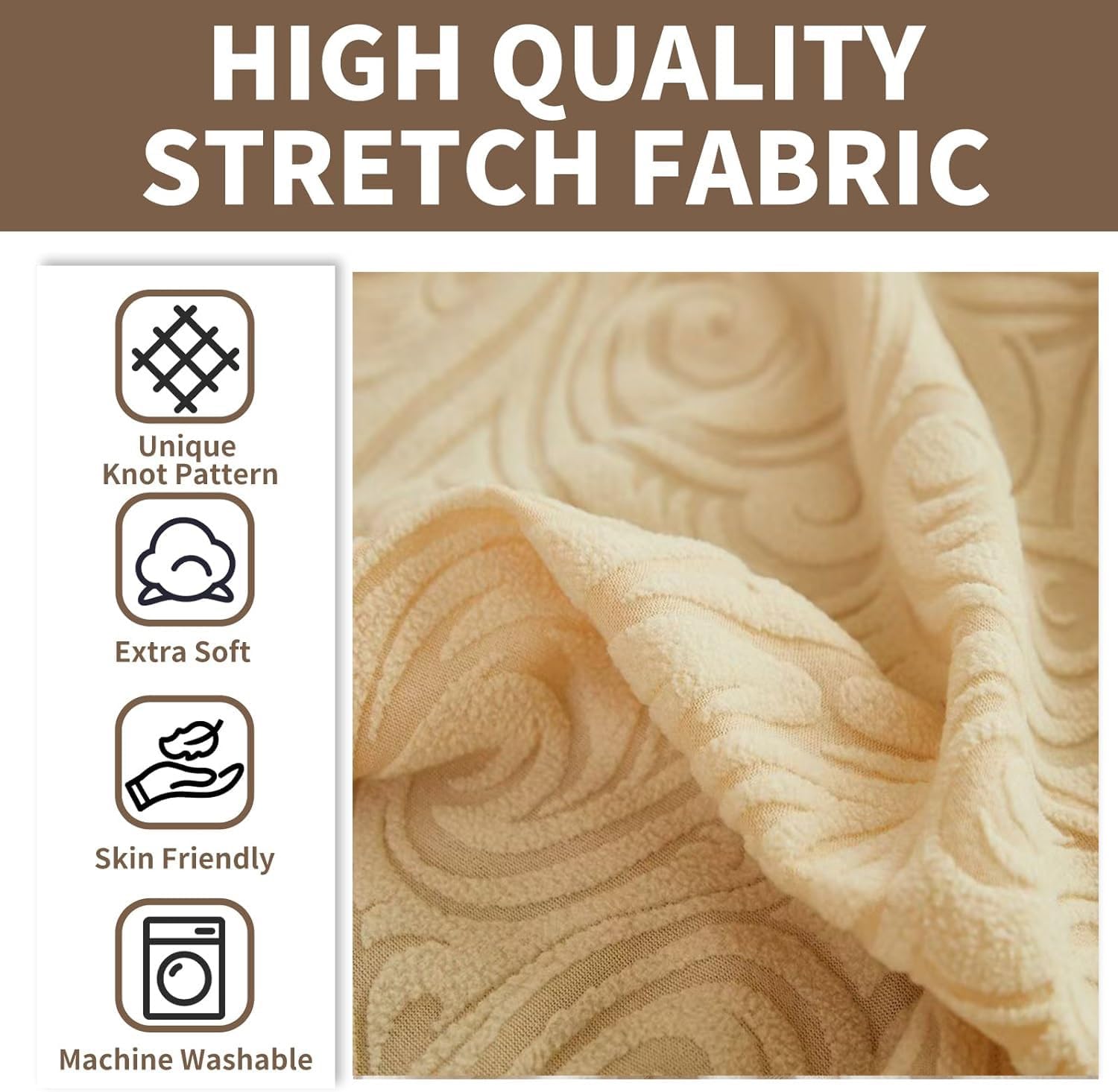AZMANI High Stretch Sofa Cover 1-4 Seater Set