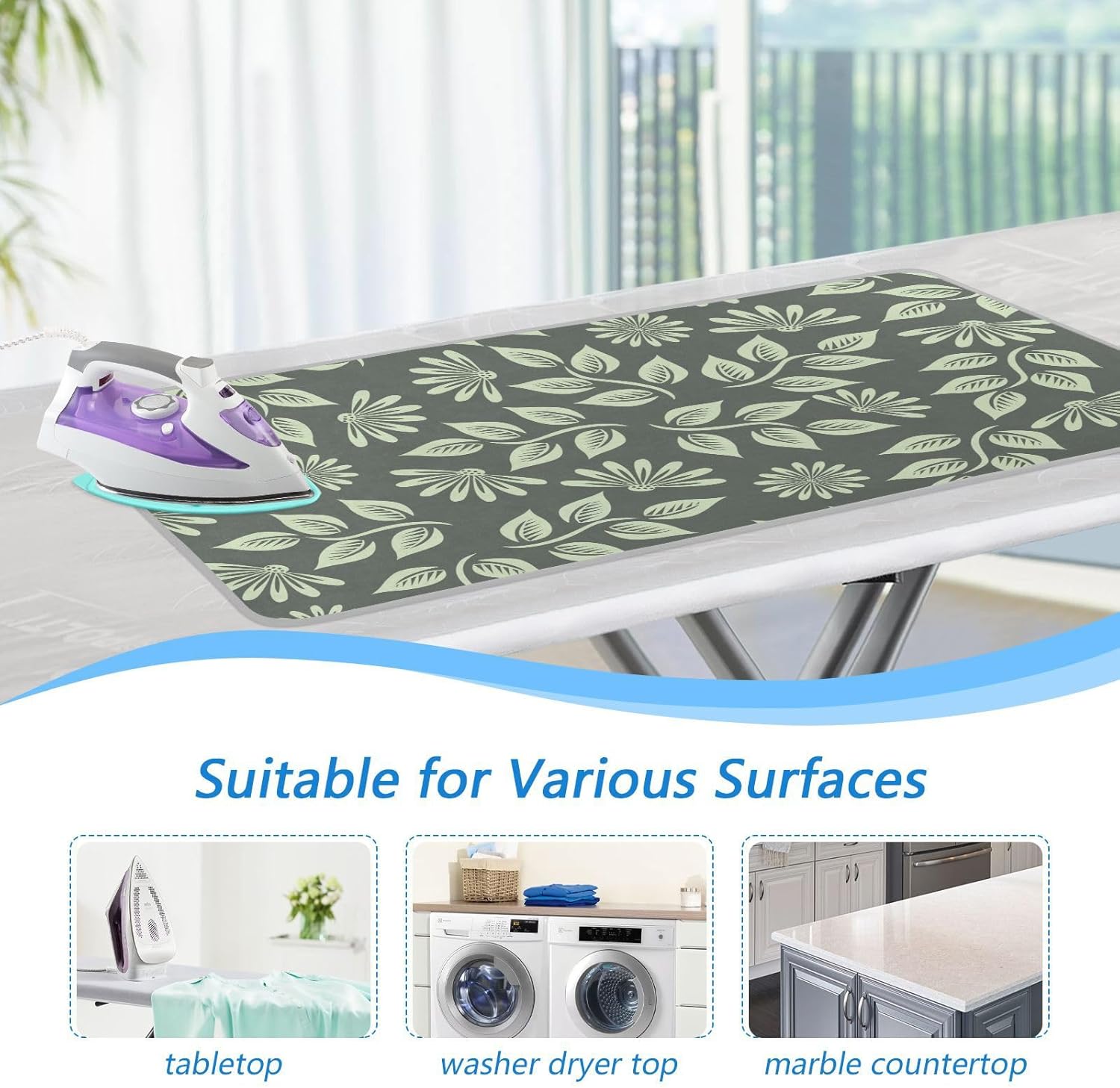Tatenale Ironing Mat for Tabletop Portable Ironing Pad