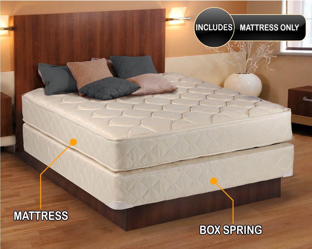 Dream Solutions USA Comfort Classic Twin XL Mattress with Cover Protector