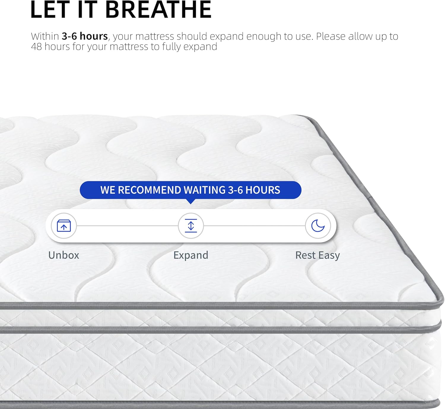 TOGO HI 12 Inch Hybrid Mattress in a Box