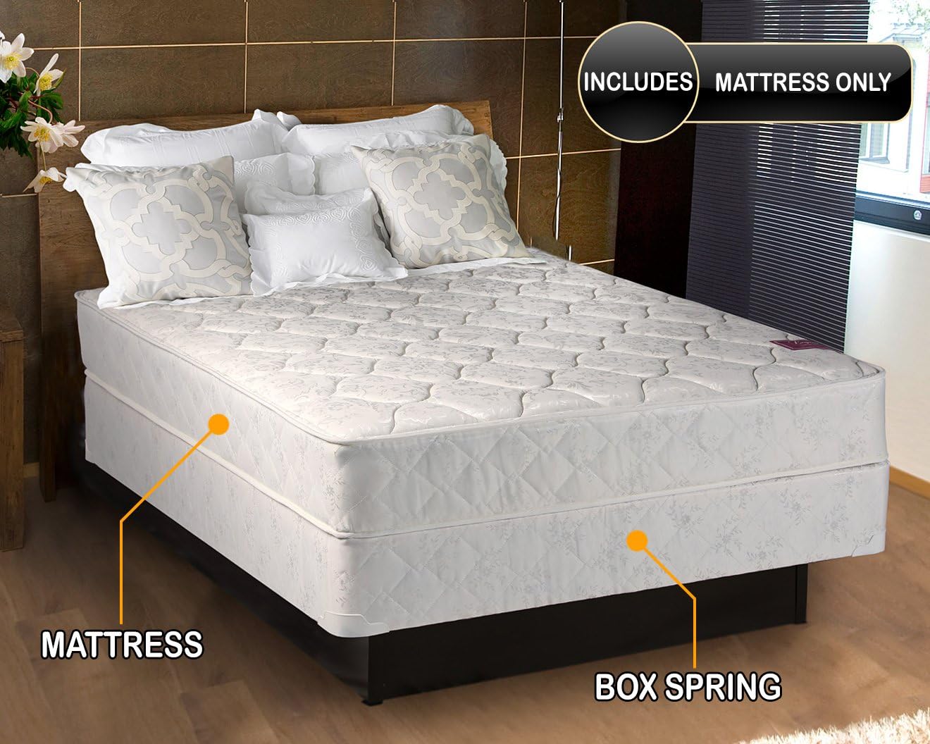 Dream Solutions USA Legacy One-Sided Queen Mattress with Cover Protector