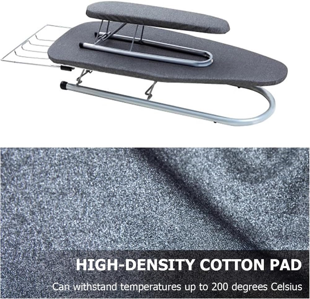 PA-DABAOO Tabletop Ironing Board with Heat Resistant Cover