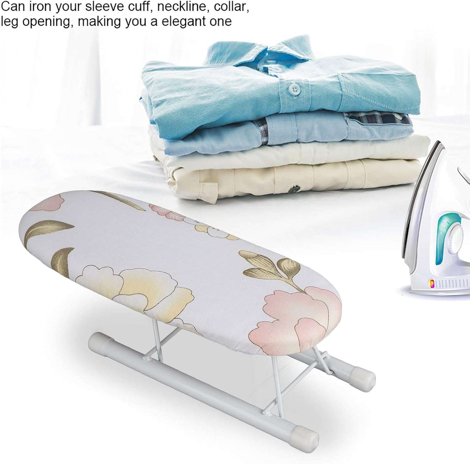 Portable Mini Ironing Board Foldable for Travel and Home Use