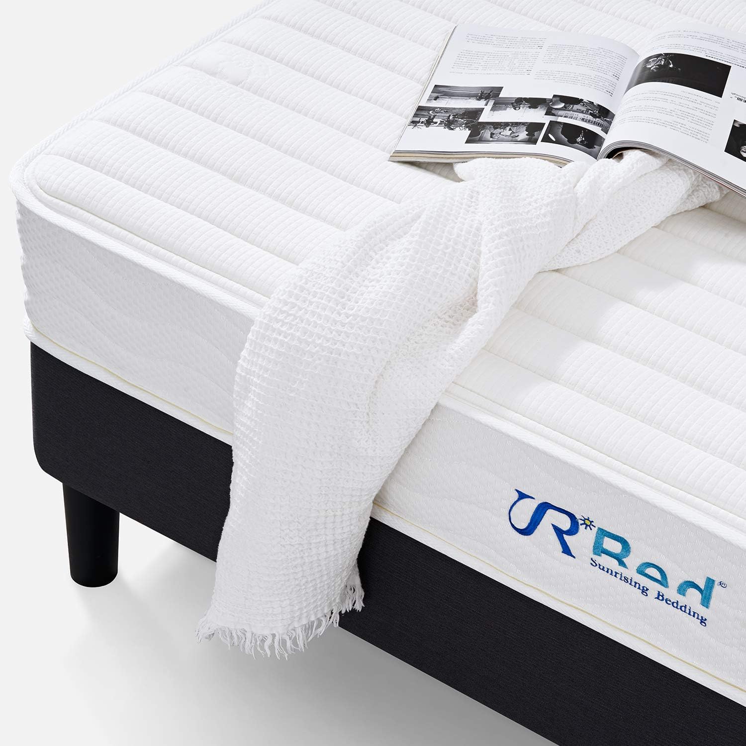 SR Red Sunrising King Mattress 10 Inch Hybrid Gel Memory Foam