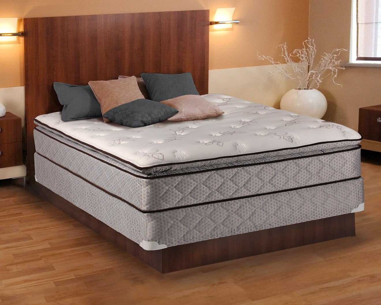 Dream Sleep Madison Gentle Plush Pillow Top King Mattress Set