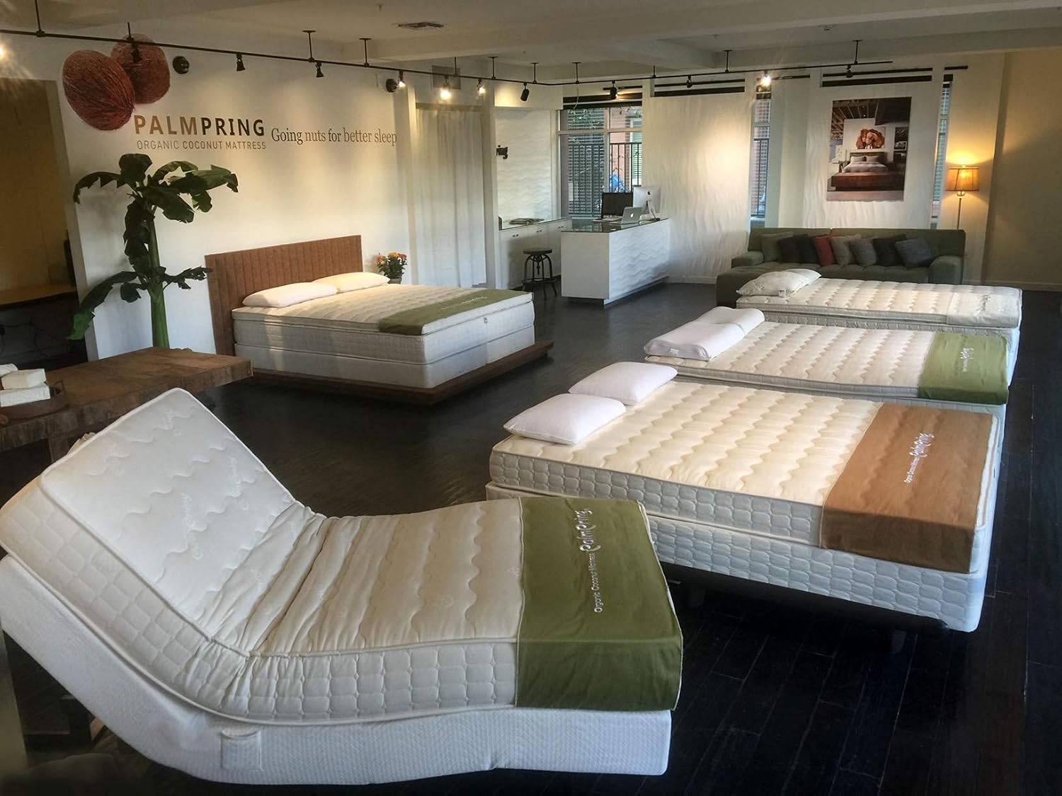 Kochi Twin Mattress Organic Latex Coconut Coir 6 inch Medium Firm