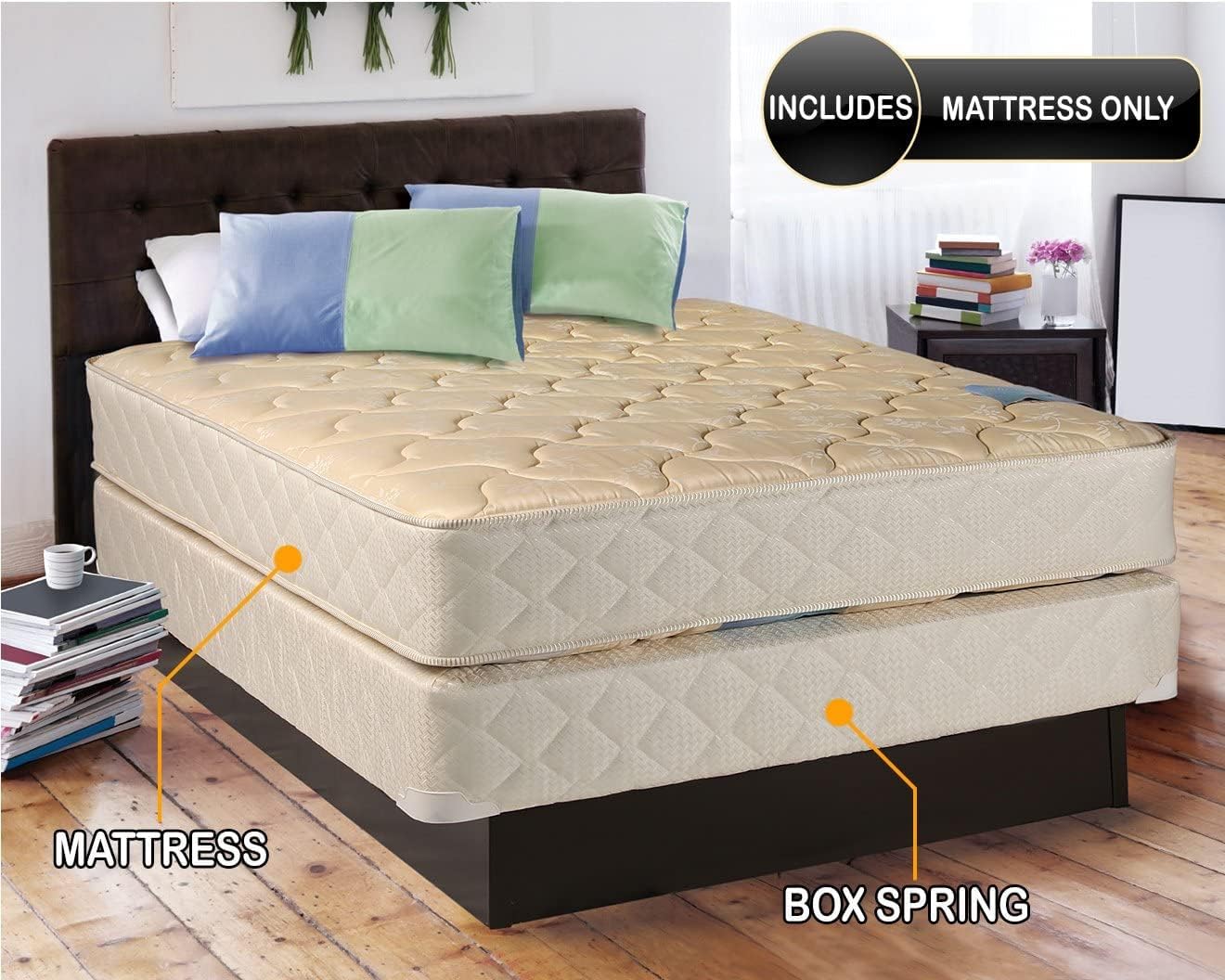 DS Solutions USA Chiro Two-Sided Queen Mattress with Protector 1