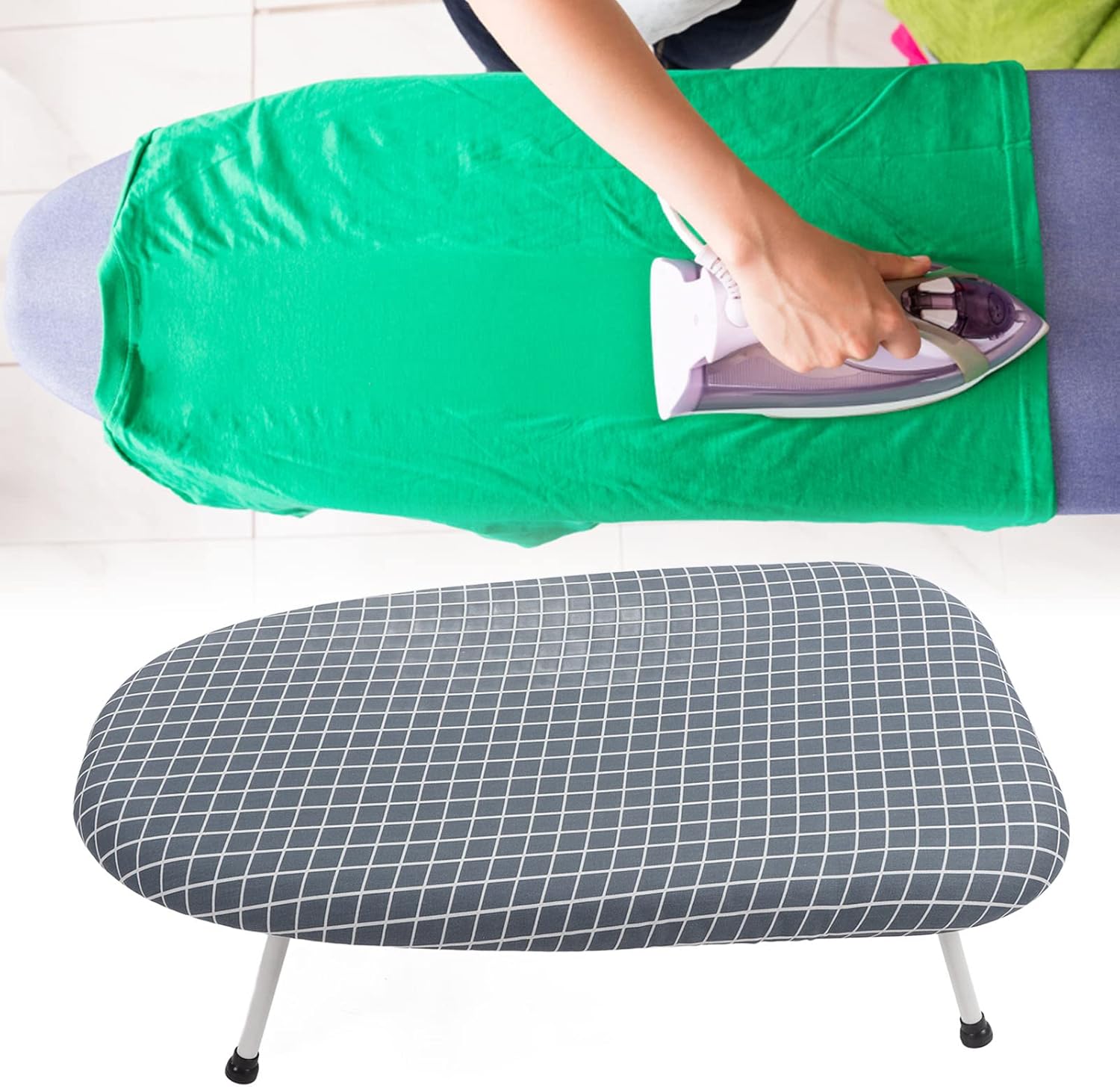 Mini Ironing Board with Folding Legs Portable and Space-Saving