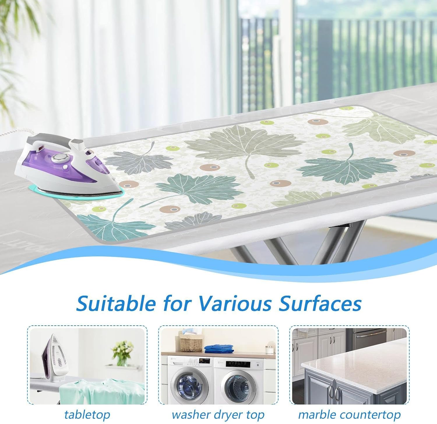 ElliTarr Portable Ironing Mat 472 x 276 Inch Foldable