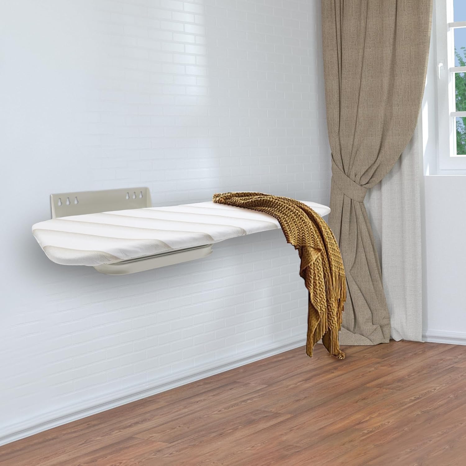 374 x 755 Inch Wall Mounted Ironing Board with Foldable Design
