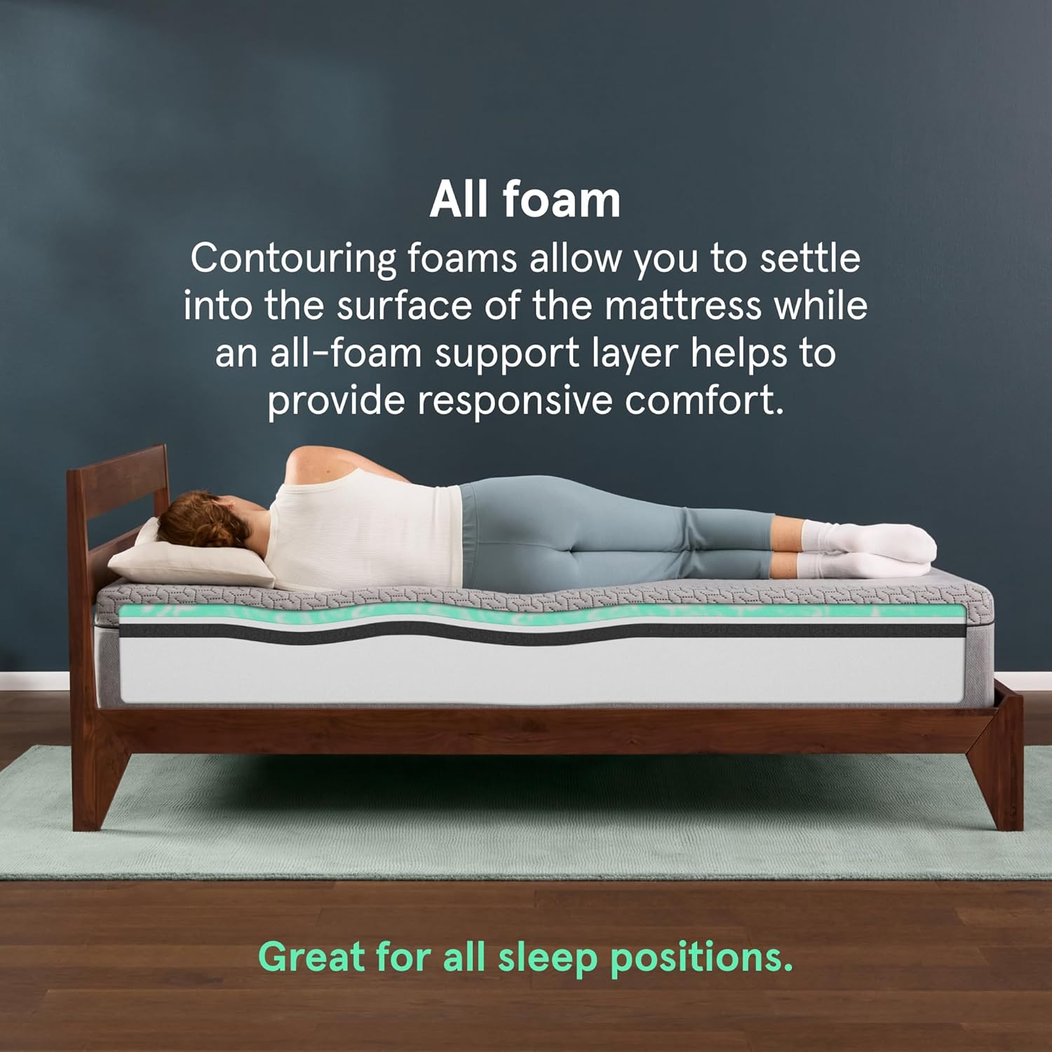 Tuft Needle Mint Medium Plush Gel Foam King Mattress