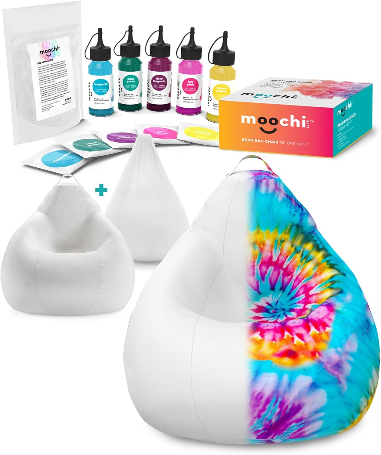 DIY Tie Dye Bean Bag Chair Cover Kit