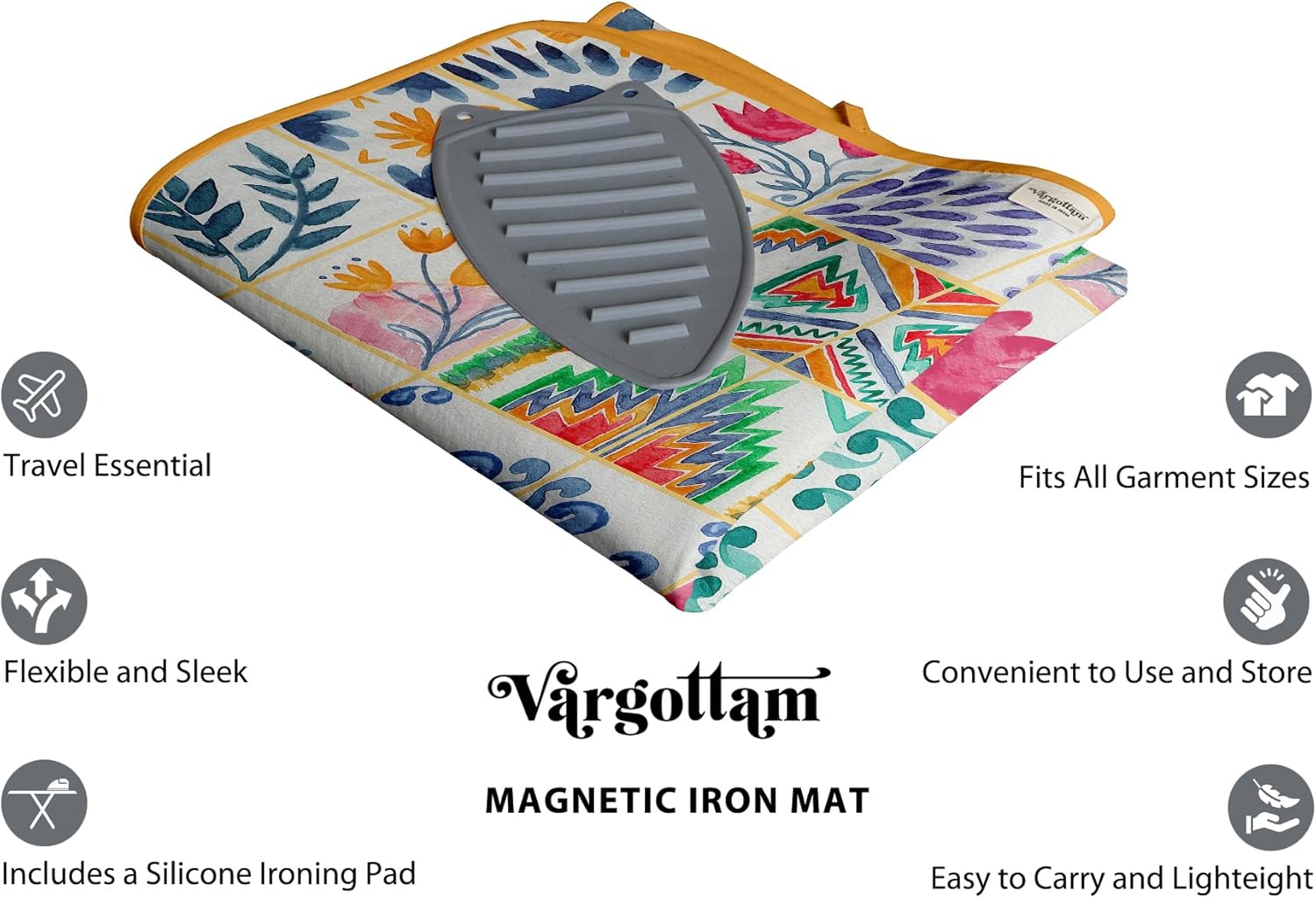 Portable Magnetic Ironing Mat for Any Surface