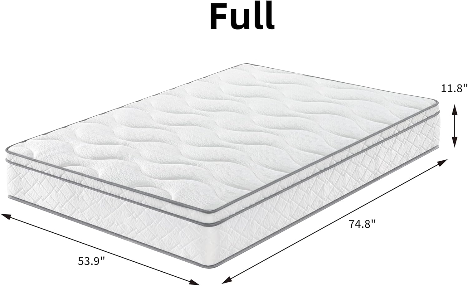 TOGO HI 12 Inch Hybrid Mattress in a Box