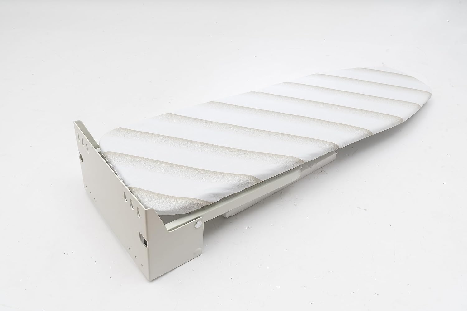 Wall-Mounted Ironing Board with Fold Lock System