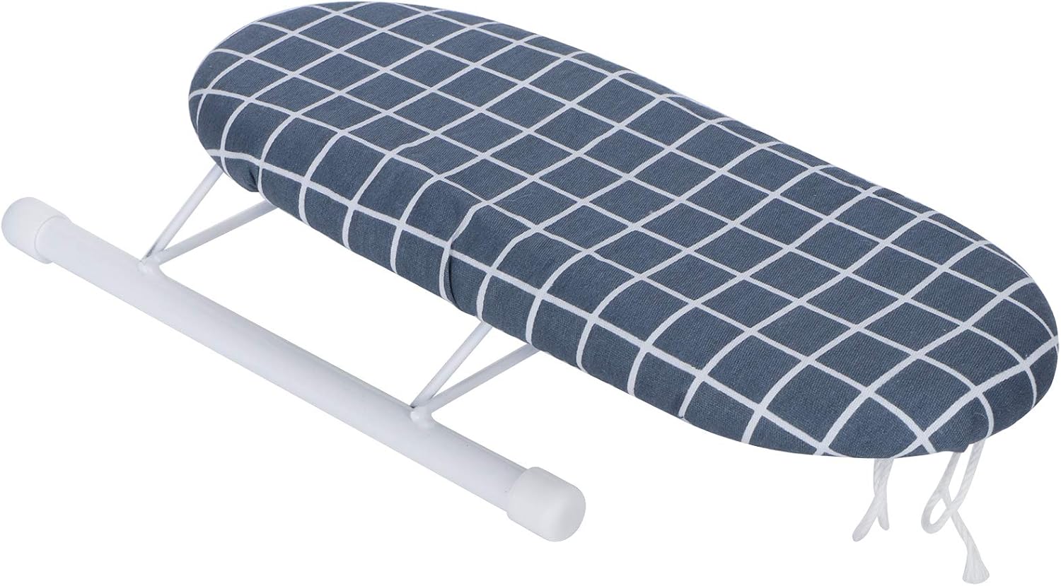 Kuuleyn Mini Ironing Board Foldable Dark Blue Plaid
