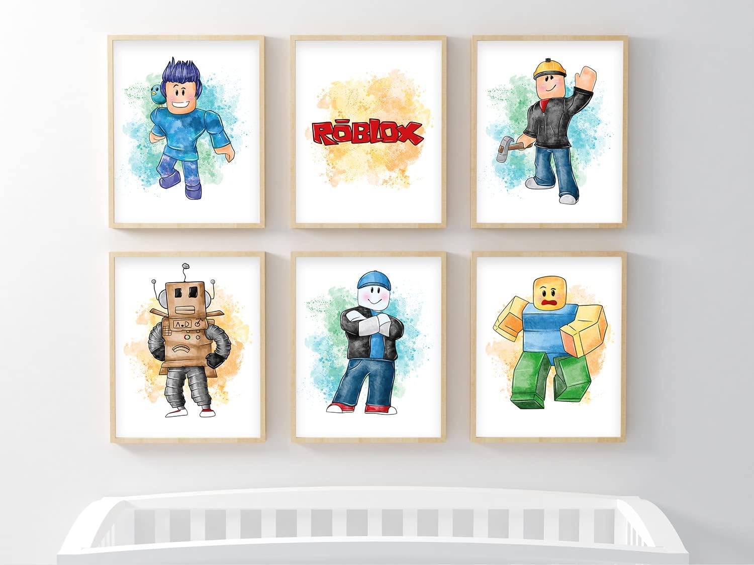 Nistio Roblox Posters Set of 6 Unframed 8x10 Inch Wall Art