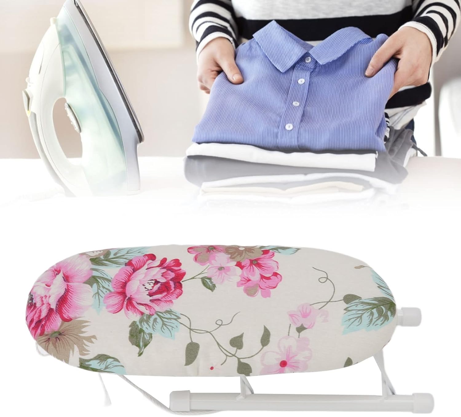 CHICIRIS Portable Foldable Mini Ironing Board for Home