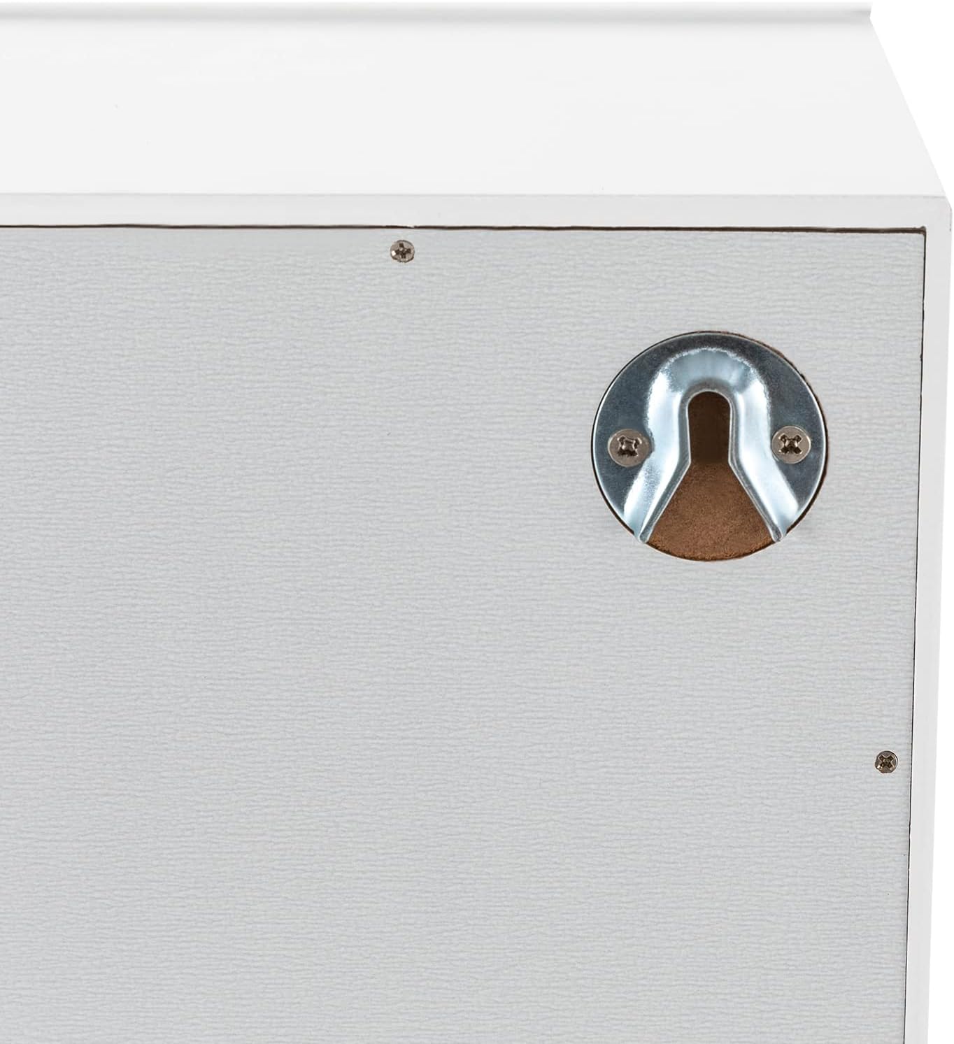 Silencear Wall-Mounted Ironing Board Cabinet with Mirror White