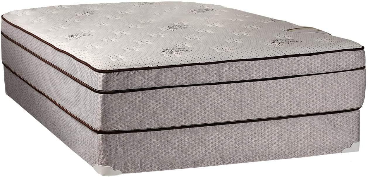 DS USA Fifth Ave Foam PillowTop Mattress Set with Box Spring