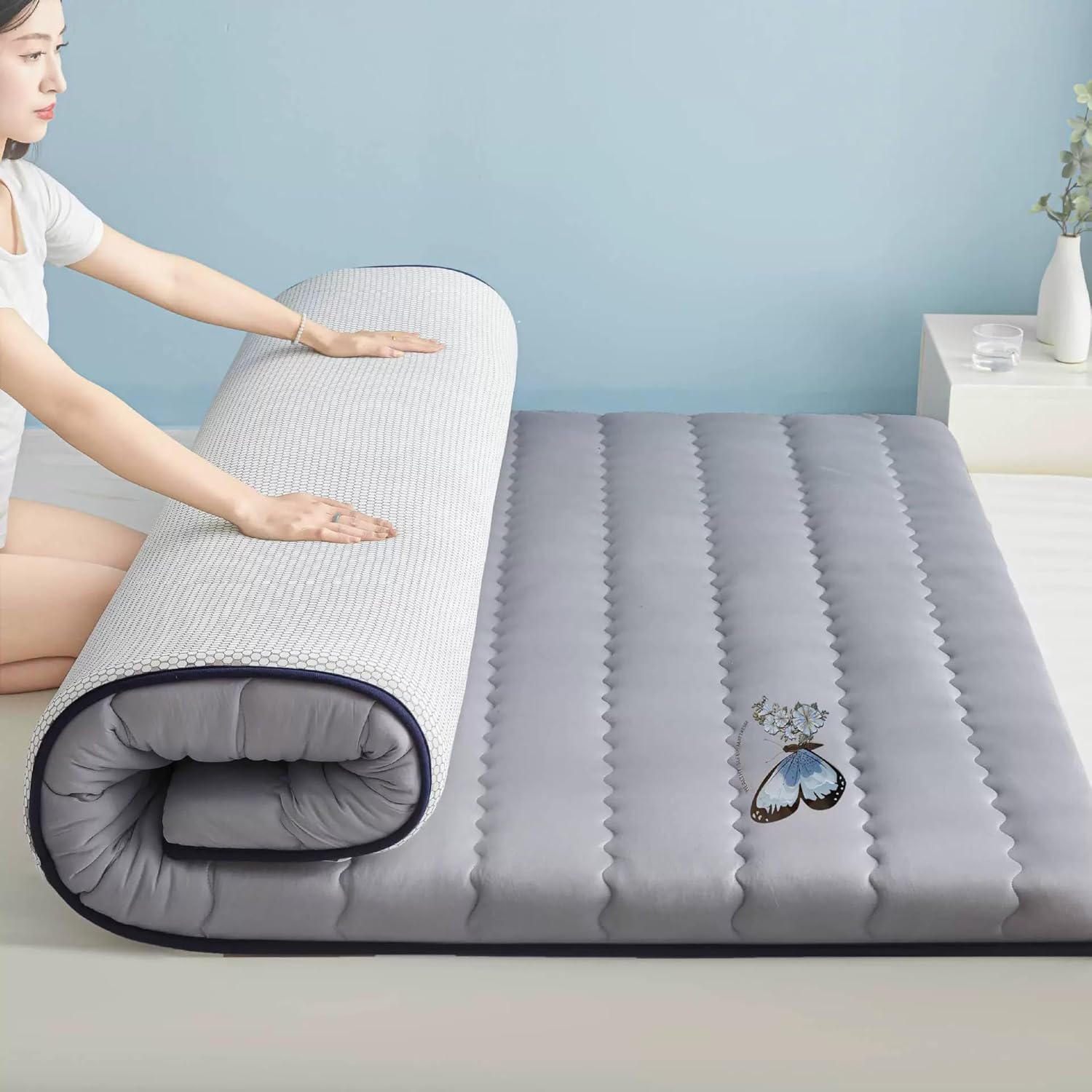 Foldable Soybean Fiber Mattress for Bedroom Comfort
