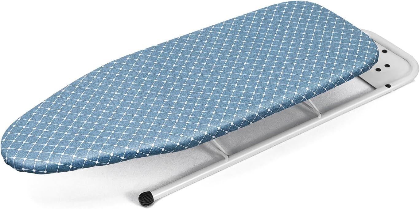 Duwee 12x32 Inch Ironing Board with Iron Rest and Non-Slip Feet