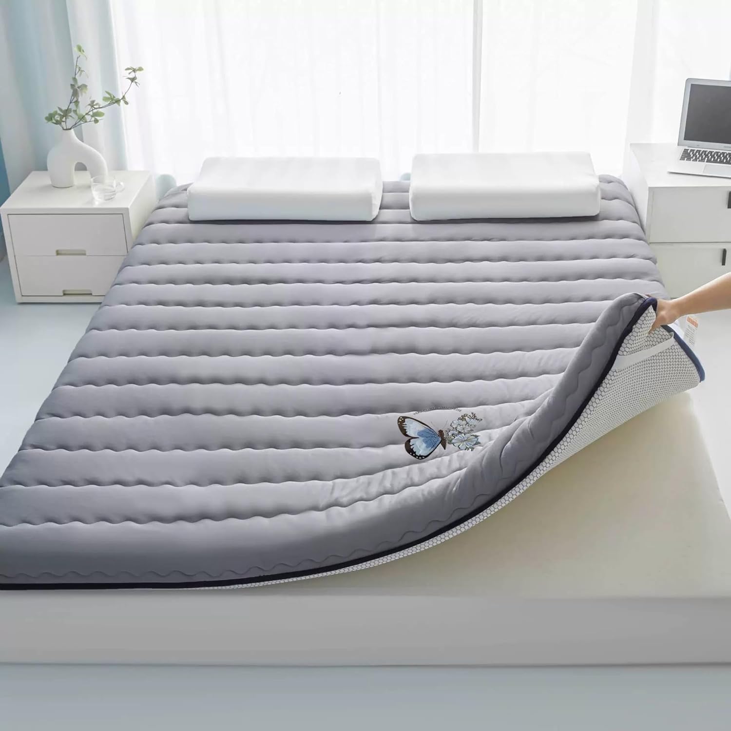 Foldable Soybean Fiber Mattress for Bedroom Comfort