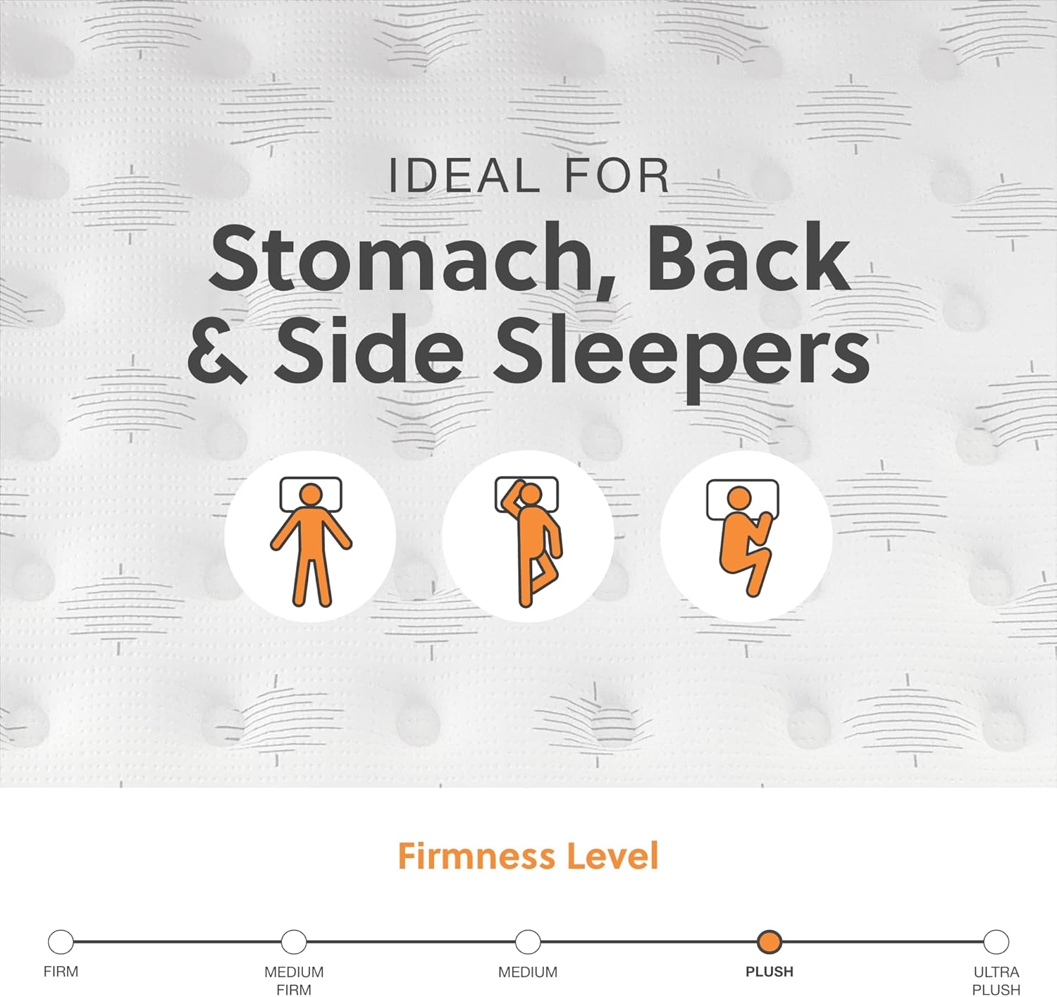 Signature Design by Ashley Queen Size 14 Inch Plush Hybrid Mattress