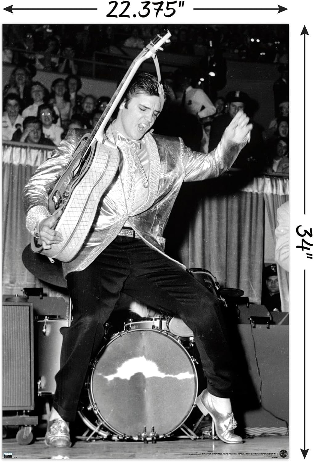 Trends International Elvis Presley Hips Wall Poster 34x224