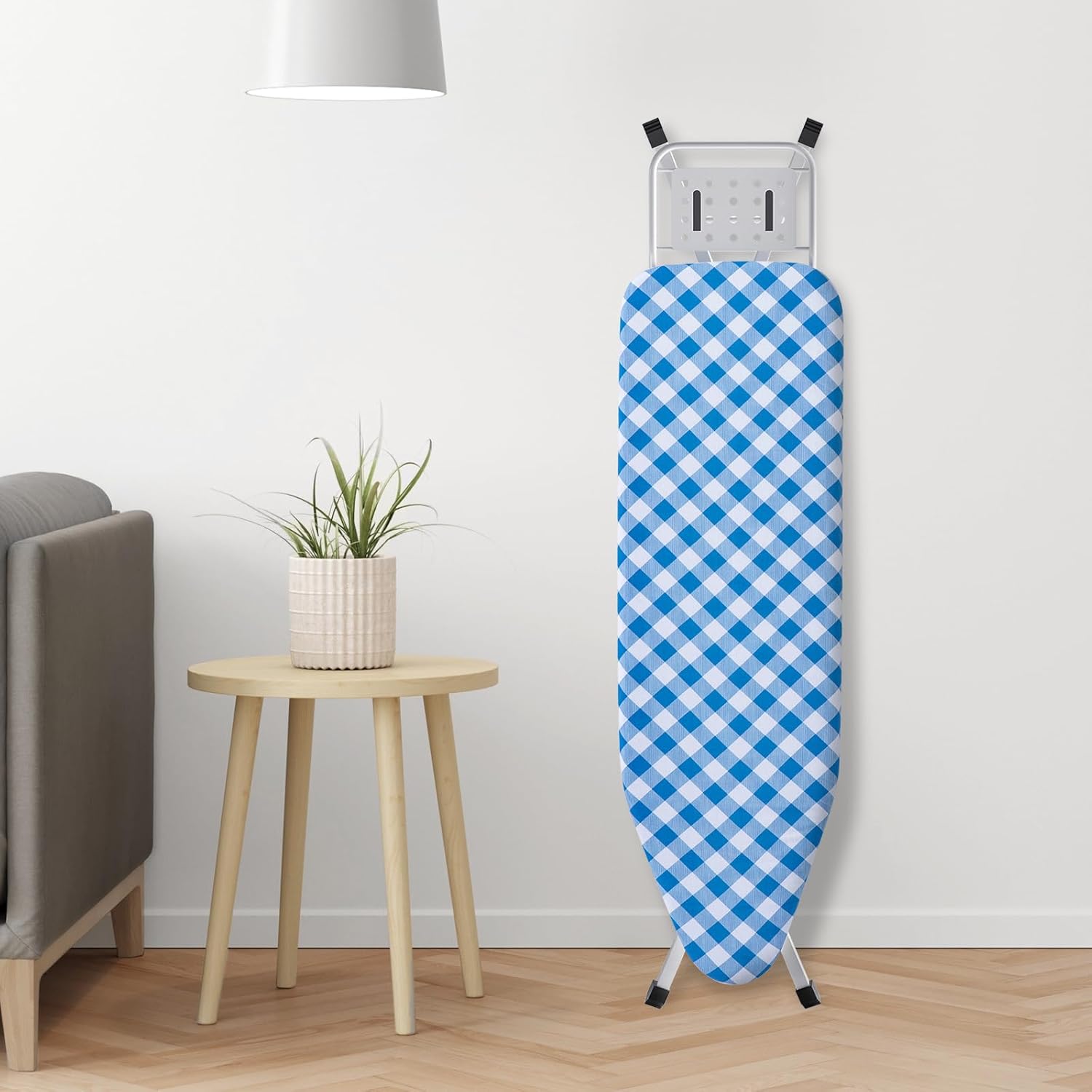 BKTD Ironing Board with Steam Rest and Non-Slip Legs