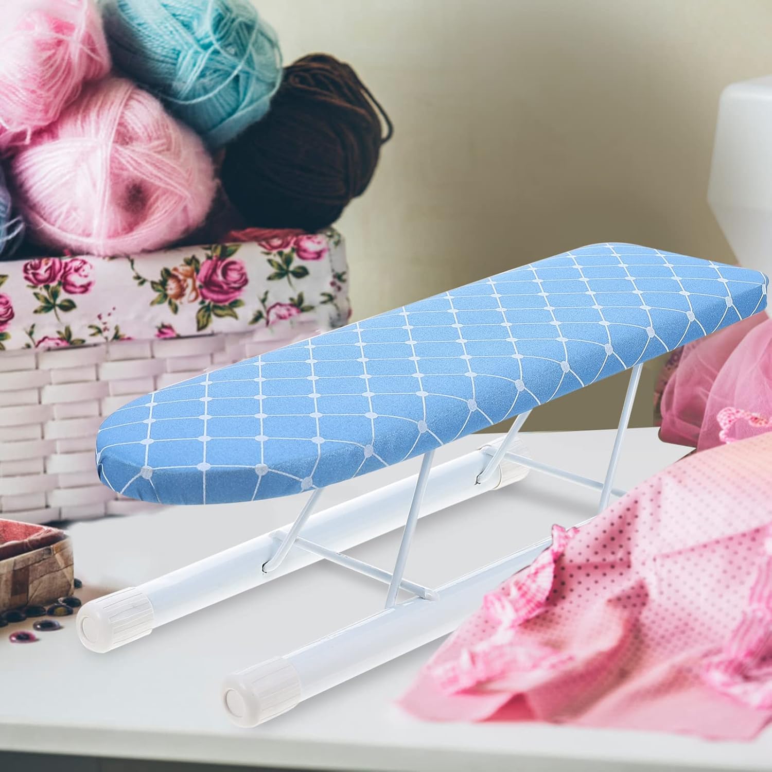 LIFKOME Compact Mini Folding Ironing Board