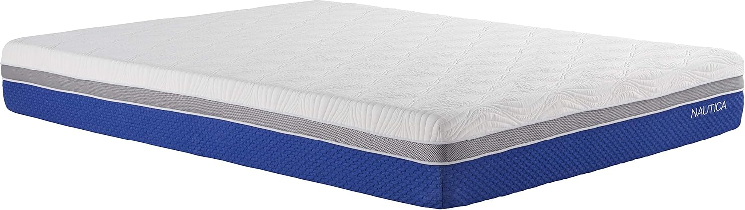 Nautica 10 Inch Memory Foam Mattress with Cooling Gel King