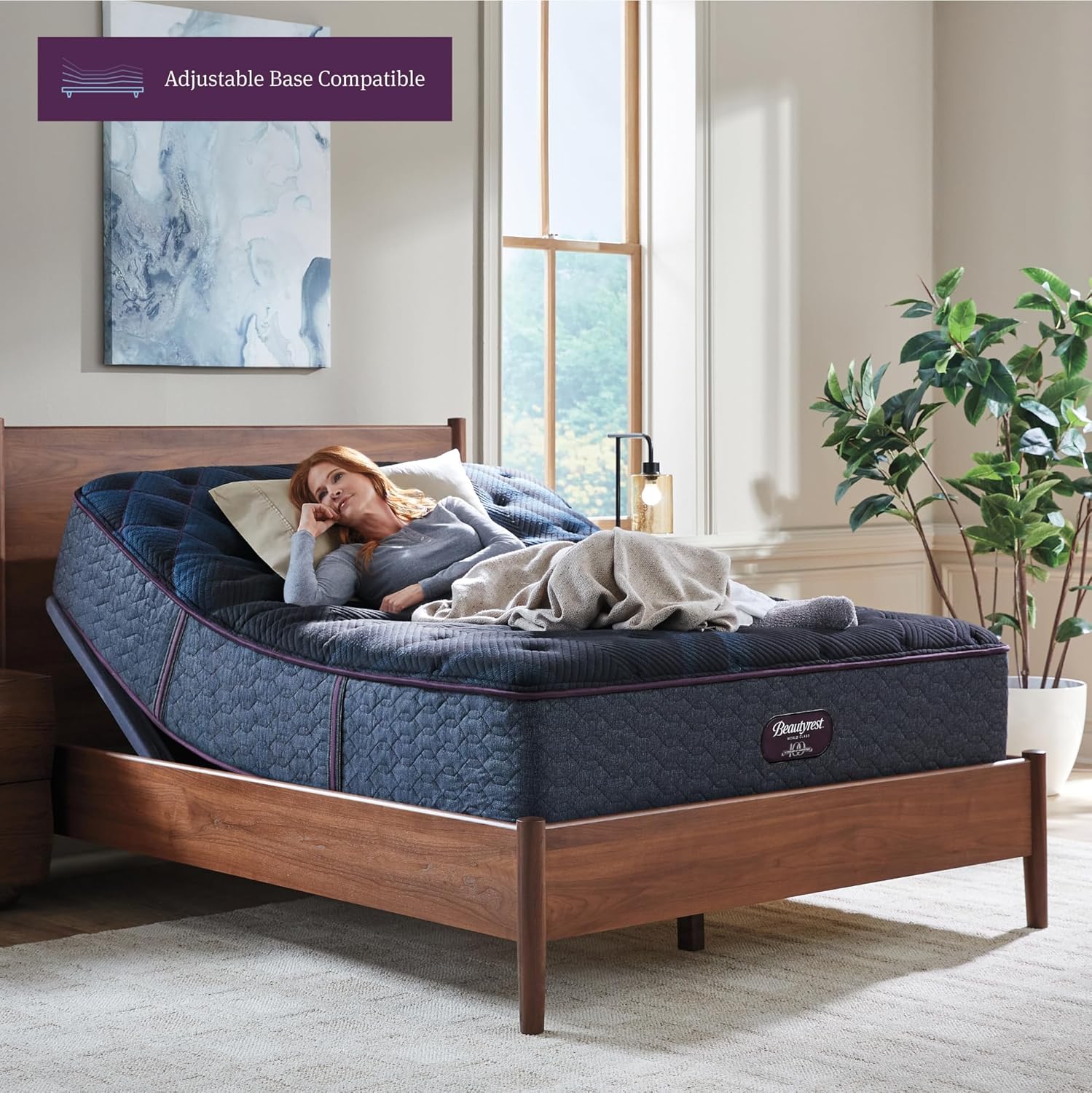 Beautyrest King Size Pillow Top Mattress 1575 Medium Support