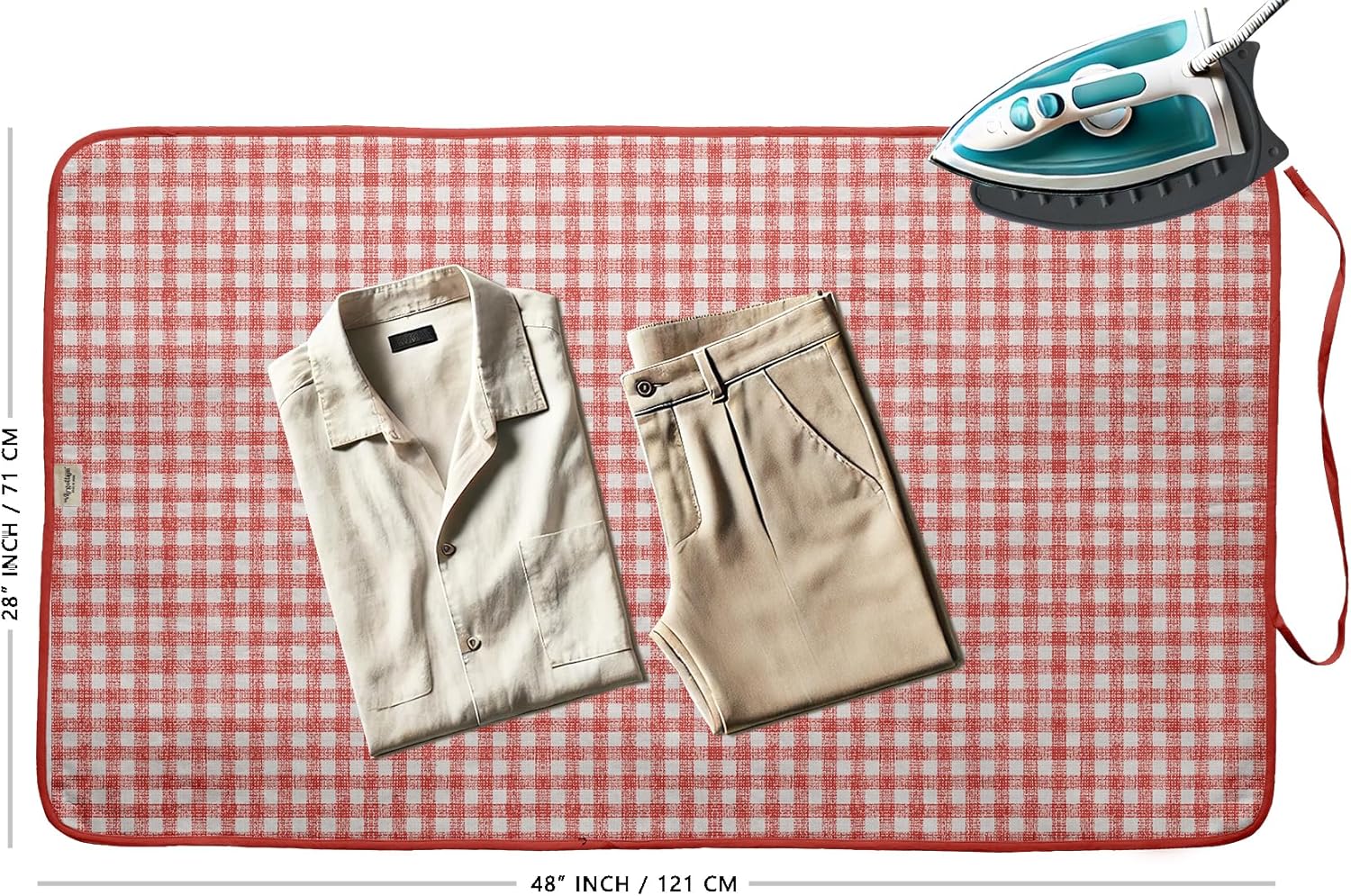 Vargottam Cotton Magnetic Ironing Mat Portable Foldable