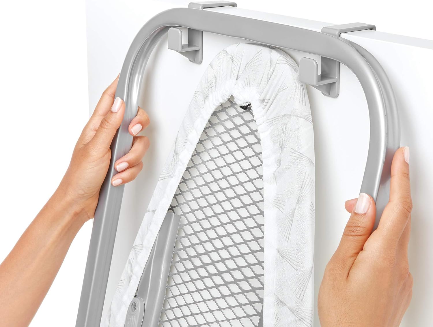 Rayen Ironing Board for Doors Painted Steel White