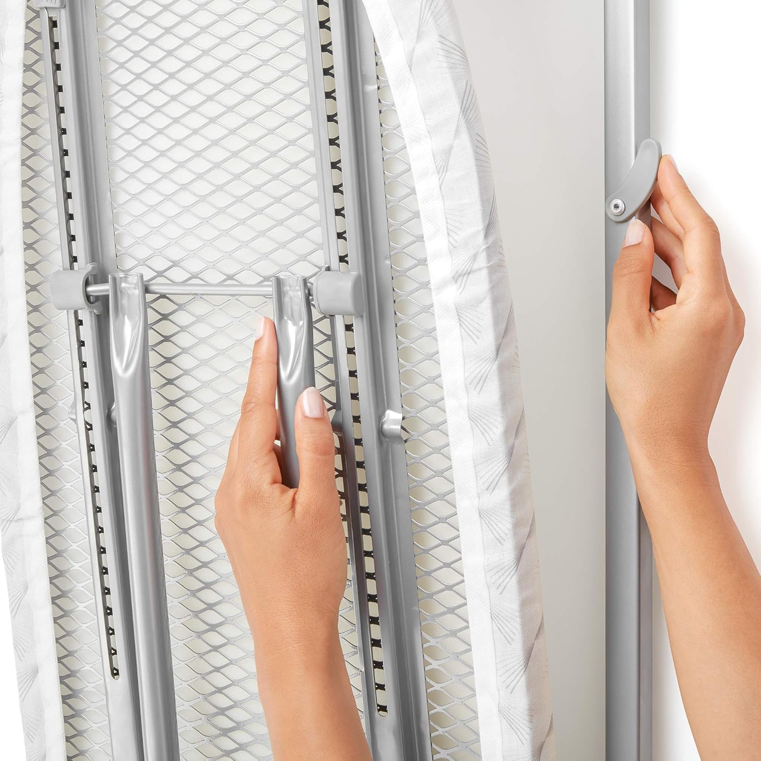 Rayen Ironing Board for Doors Painted Steel White